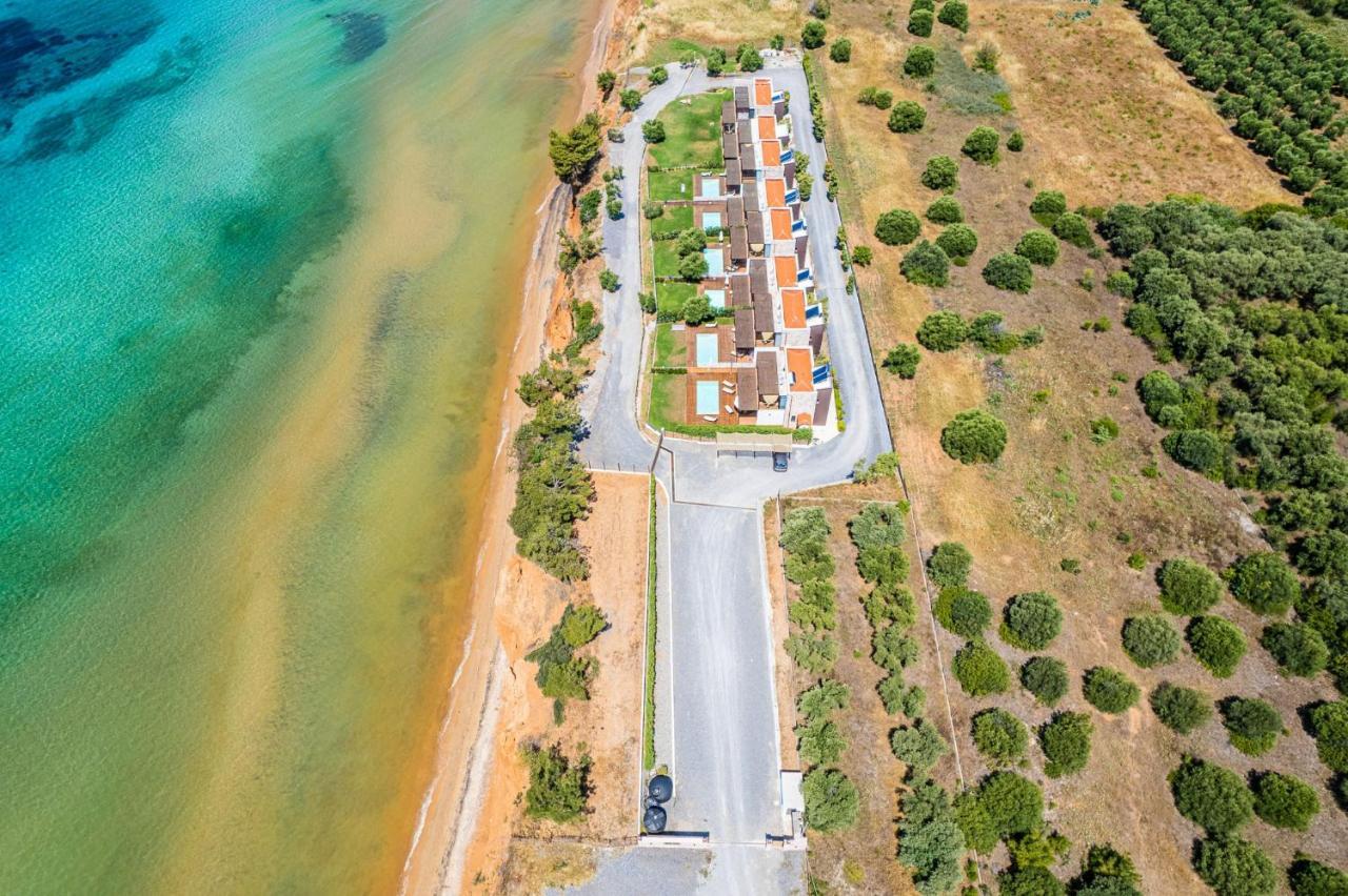 Kalma Villa Dio Неа Мудания Екстериор снимка